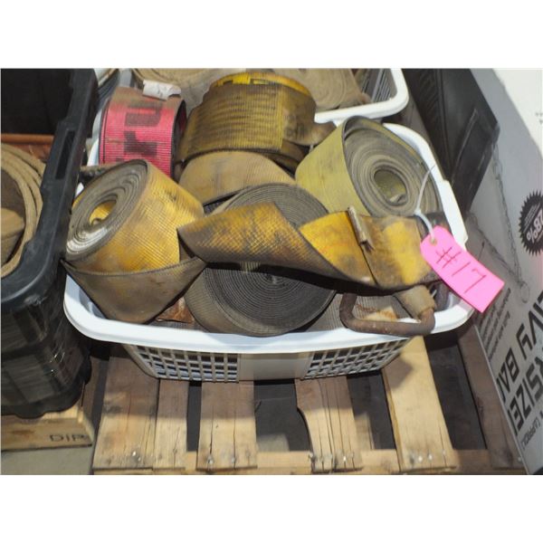 Basket Of Large Tie Down Straps