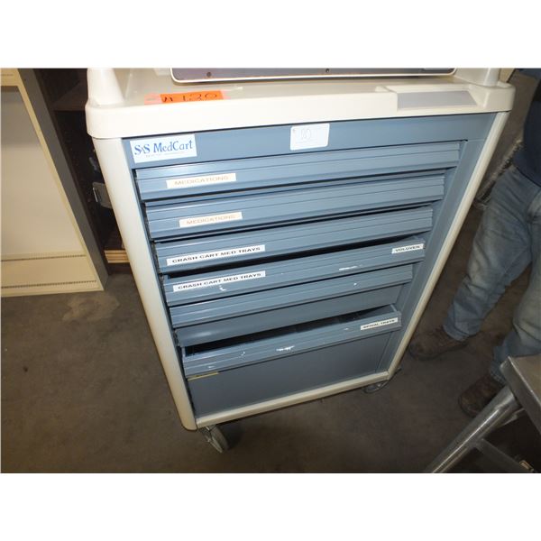 6 Drawer Storage cart On Wheels