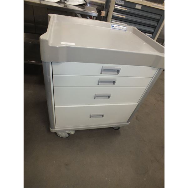 4 Drawer Storage Cabinet On Wheels
