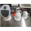 Image 1 : Small Space heater & 2 Hard Hats w/ Muffs