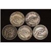 Image 1 : 5 NEW ZEALAND SILVER 6 PENCE .2275 OZ. ASW