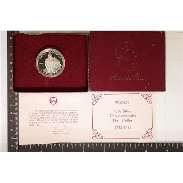1982-S GEORGE WASHINGTON COMMEMORATIVE SILVER