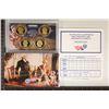 Image 1 : 2007 PRESIDENTIAL DOLLAR 4 COIN PF SET IN BOX