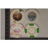 Image 1 : 4-$1 PLASTIC CASINO CHIPS: GRAND VICTORIA,