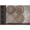 Image 2 : 1875, 77, 82 & 1888 SILVER SEATED LIBERTY DIMES