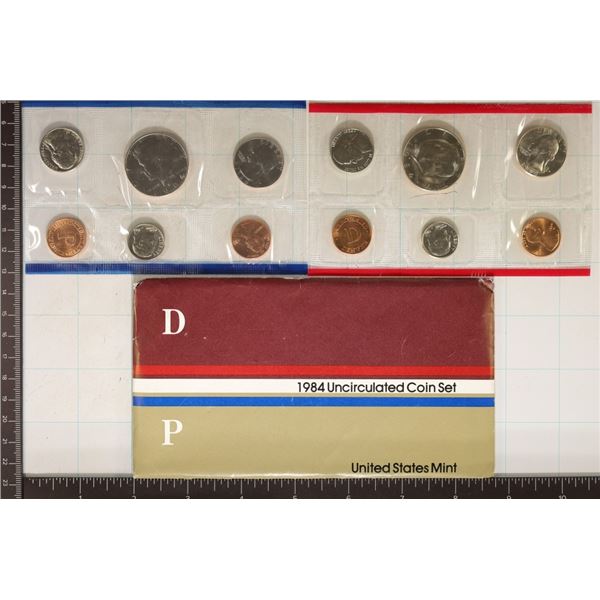 1984 US MINT SET (UNC) P/D (WITH ENVELOPE)
