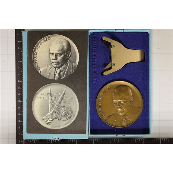 2.75" BRONZE GERALD R. FORD INAUGURAL MEDAL WITH