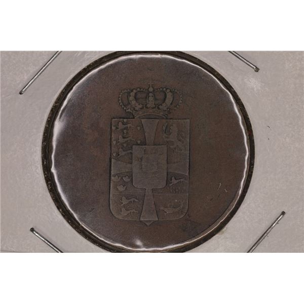 1814 DENMARK 16 SKILLING COIN OLD PRICE OF $50