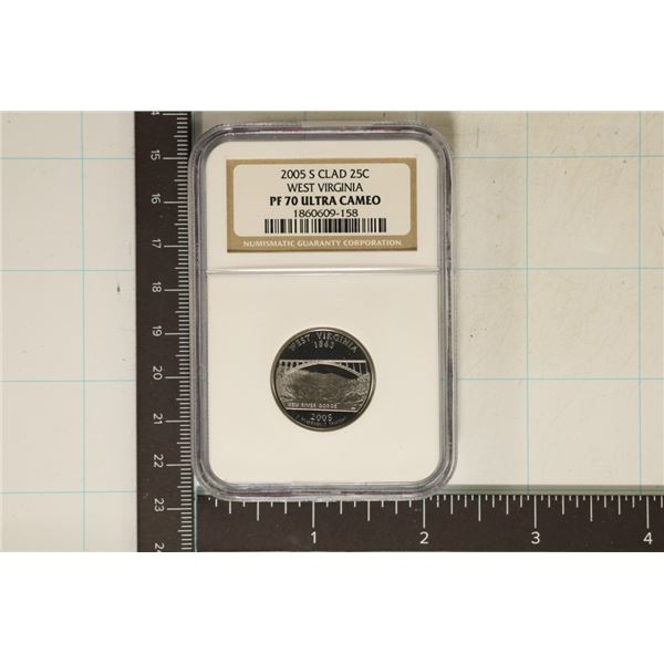 2005-S WEST VIRGINIA NGC PF70 ULTRA CAMEO