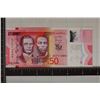 Image 1 : 2022 JAMAICA $50 CRISP UNC POLYMER BILL COLORIZED