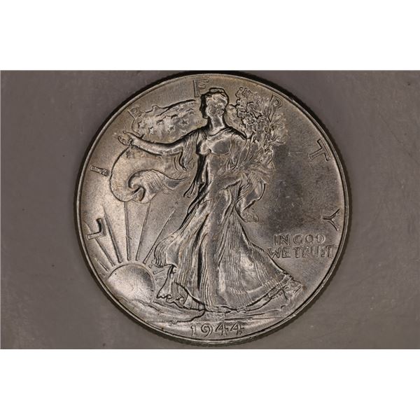 1944 SILVER WALKING LIBERTY HALF DOLLAR XF-AU
