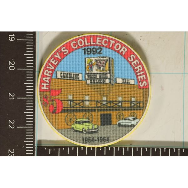 1992 HARVEY'S COLLECTOR SERIES $5  CASINO CHIP