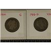 Image 1 : 1900 & 1915-D SILVER BARBER QUARTERS