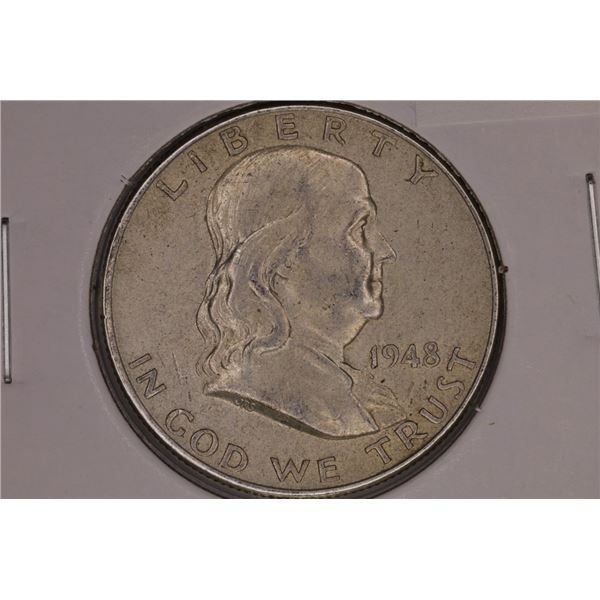 1948 SILVER FRANKLIN HALF DOLLAR