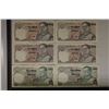 Image 1 : 6-THAILAND BILLS: 4-10 BAHT & 2-20 BAHTS
