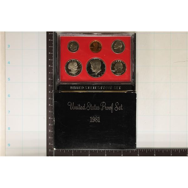 1981 US PROOF SET (WITH BOX)