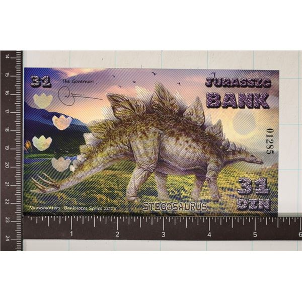 2015 JURASSIC BANK CU POLYMER 31 DIN COLORIZED