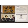 Image 2 : 2010 PRESIDENTIAL DOLLAR 4 COIN PF SET WITH BOX