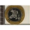 CASINO $10 SILVER TOKEN (UNC) BOOMTOWN