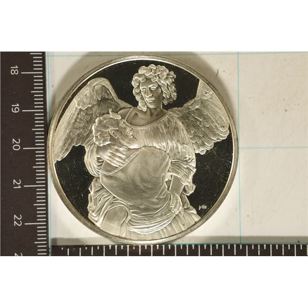 2.33 OZ. PF STERLING SILVER ROUND, THE GENIUS OF