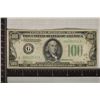 1934-A US $100 FRN GREEN SEAL BILL EF-AU