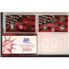 2002 US SILVER PROOF SET (WITH BOX) AND