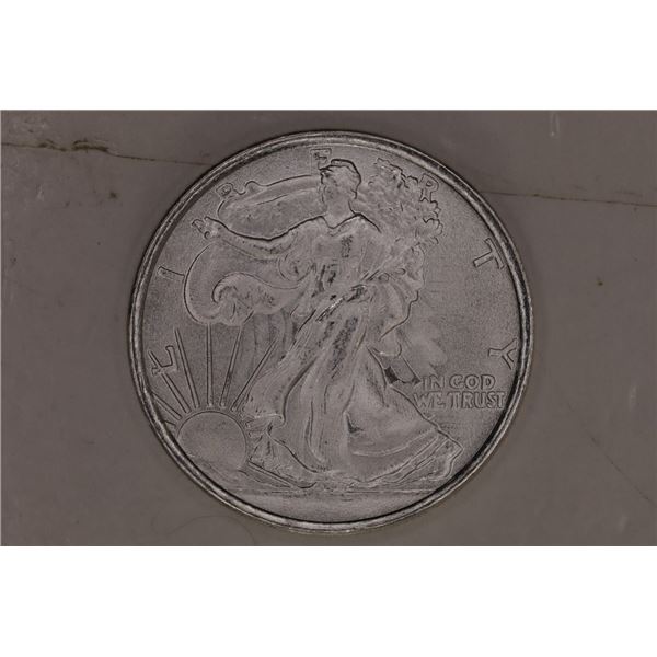 1/10 TROY OZ. .999 FINE SILVER UNC ROUND