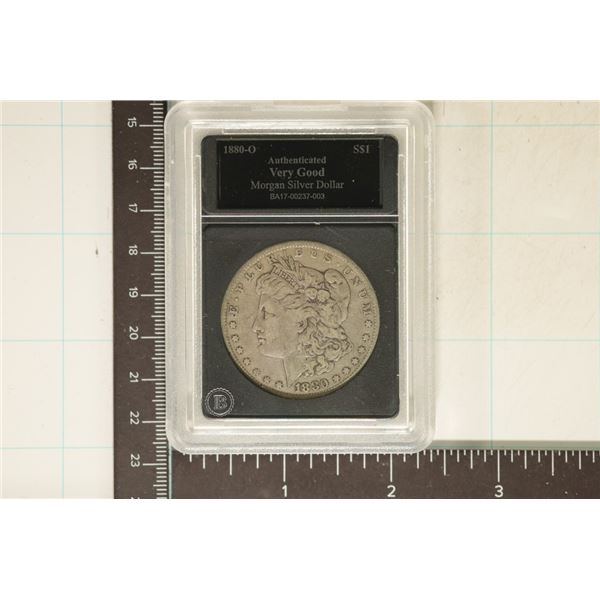 1880-O MORGAN SILVER DOLLAR