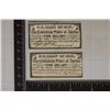 Image 1 : 2 CONFEDERATE STATES OF AMERICA C.S. LOAN OF 1861