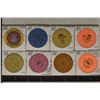 Image 2 : 8-50 CENT PLASTIC CASINO CHIPS: SEE PICTURES