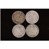 Image 1 : 1853, 77, 84 & 1891 SILVER SEATED LIBERTY DIMES