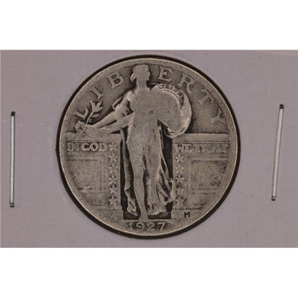 1927 SILVER STANDING LIBERTY QUARTER