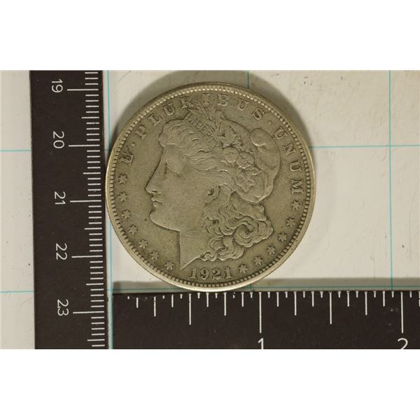 1921-S MORGAN SILVER DOLLAR