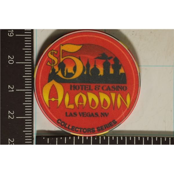 $5 ALADDIN CASINO CHIP COLLECTORS SERIES