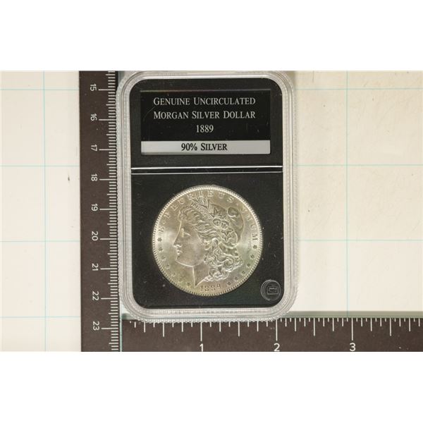 1889 MORGAN SILVER DOLLAR GEM UNC