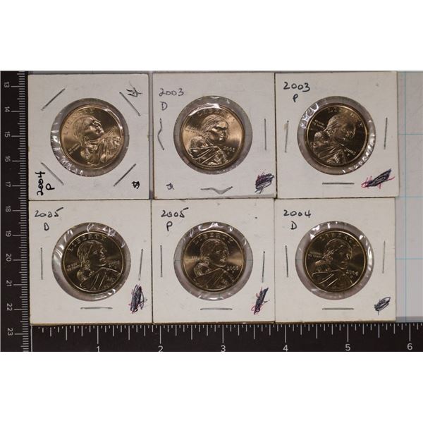 2003-P & D, 2004-P & D & 2005-P & D SACAGAWEA