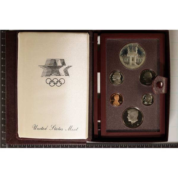 1984 US PRESTIGE PROOF SET WITH BOX AND