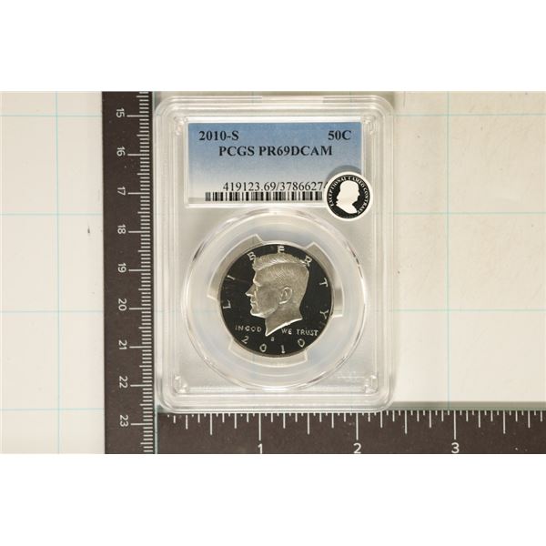 2010-S KENNEDY HALF DOLLAR PCGS PR69 DCAM