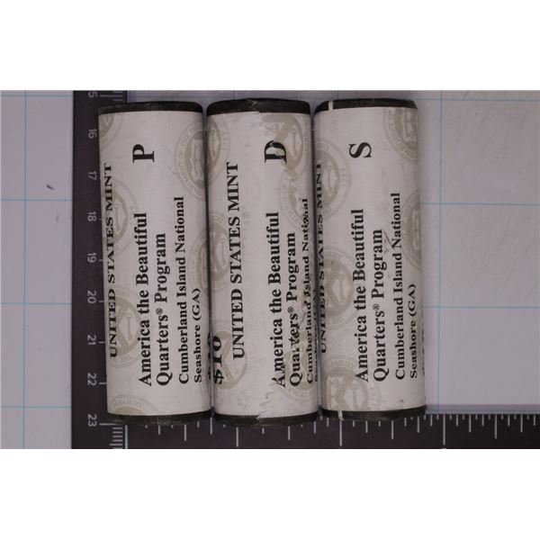 2018-P/D/S $10 SOLID DATE ROLLS OF CUMBERLAND