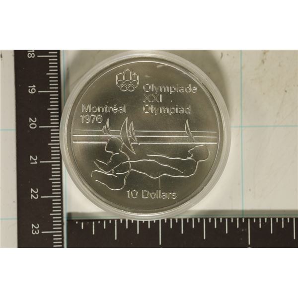 1975 CANADA SILVER MONTREAL OLYMPICS UNC COIN