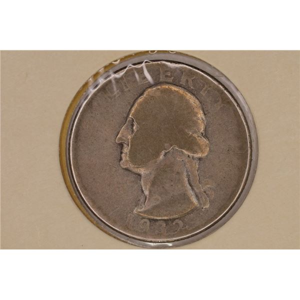 KEY DATE 1932-D WASHINGTON SILVER QUARTER