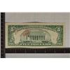 Image 2 : 1963 US $5 RED SEAL NOTE PARTIAL INK STAMP LEFT OF
