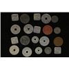 Image 1 : 20 ASSORTED TAX TOKENS FROM DIFFERENT STATES