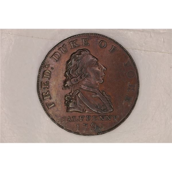 1795 CONDER TOKEN. THEY R MOSTLY 18TH CENTURY