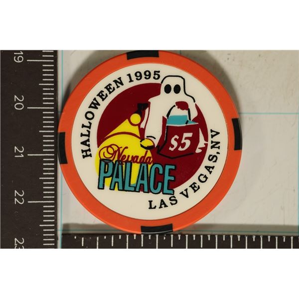$5 NEVADA PALACE CASINO CHIP 1995 HALLOWEEN