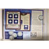 Image 5 : SILVER BARBER HALF DOLLAR 4 COIN MINT  POSTAGE SET