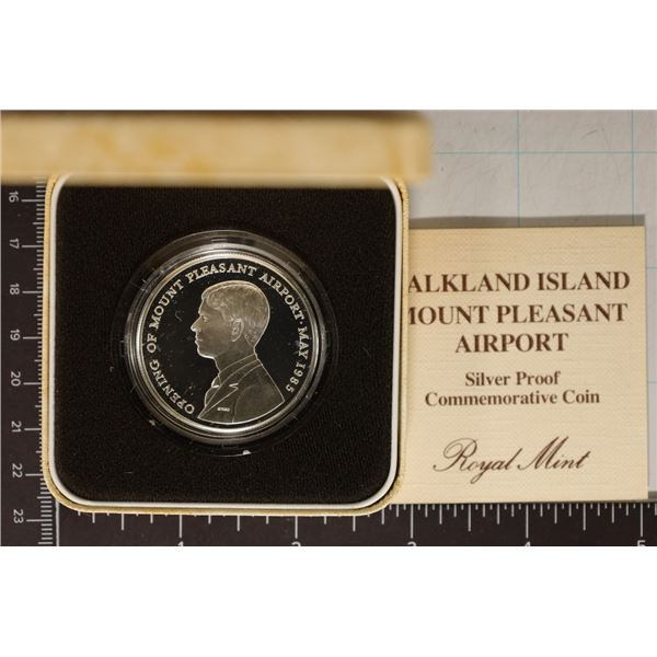 28.28 GRAMS PF STERLING 1985 FALKLAND ISLAND