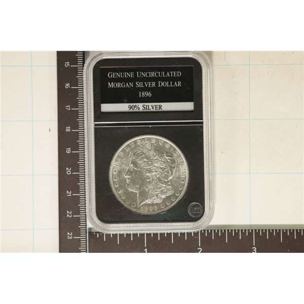 1896 MORGAN SILVER DOLLAR GEM UNC