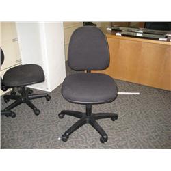 Black Steno Gas Lift Chair