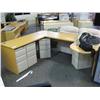 Image 1 : Ash Maple U-shape Bullet Top Executive Suite